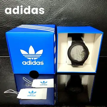 미사용 adidas 손목시계 ABERDEEN 해외 모델 아디다스 블랙 금