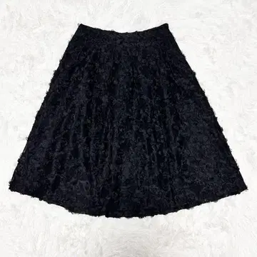 M'S GRACY 엠즈 그레이시 플라워 모티브 플레어 스커트 36