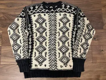 vintage 손뜨개 스웨터 구제 의류
