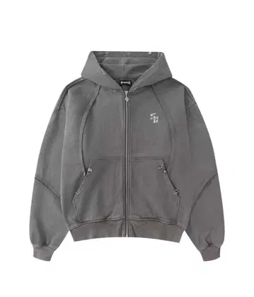 그레이 후드티 Supplier 미사용 택 포함