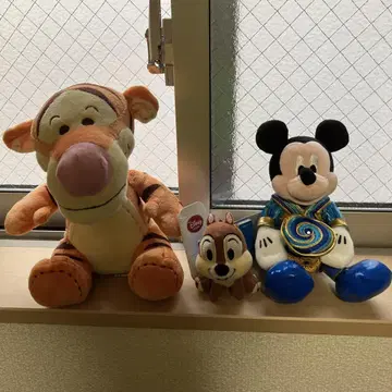 티거 미키 칩과 데일 봉제 인형 세트