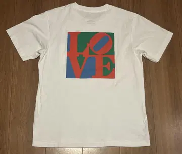 UT LOVE 그래픽 티셔츠 화이트 S 남녀