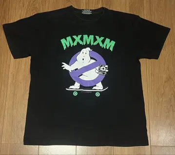 MXMXM 고스트 캐릭터 티셔츠 M 사이즈 블랙