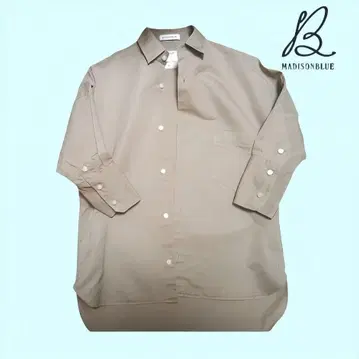 MADISONBLUE 코튼 린넨 커프스 셔츠