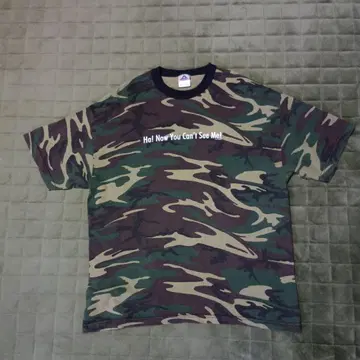 카모 패턴 카모플라 T셔츠 해외 구제 의류 T XL