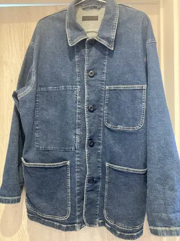 UNIQLO 블루 데님 커버올