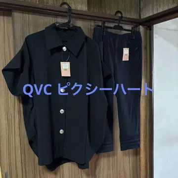 QVC 픽시하트 블랙 셋업 L-LL
