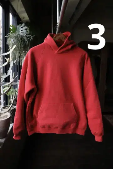 Vintage Sweat Hoodie 25SAP-05-06K RED 3