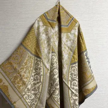 ETRO 에트로 대형 스톨 정사각형 페이즐리 실크 울