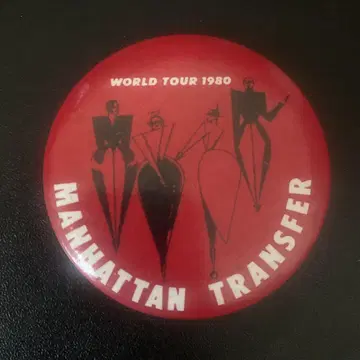 MANHATTAN TRANSFER 1980 캔뱃지
