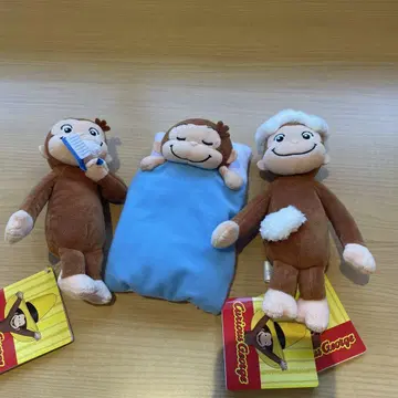 오자루의 조지 봉제 인형 잠잘 준비 3종 세트