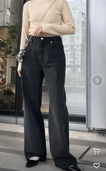 CIAOPANIC TYPY EVERY DENIM 스트레이트 데님 블랙