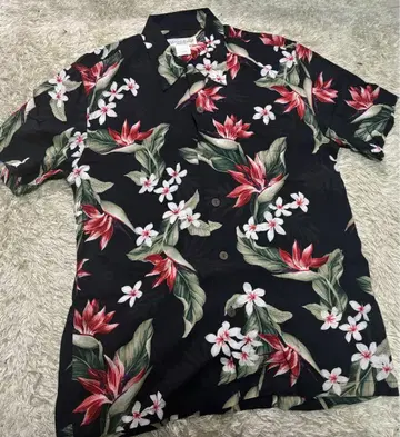 Hawaiian Aloha Tropical 반팔 셔츠 알로하 레이온
