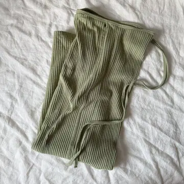 Baserange BRIG SKIRT 리브 코튼 롱 랩 스커트