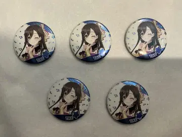 뱅드림 10주년 캔뱃지 Poppin'Party 하나조노 타에 5개 세트