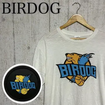 [귀중] BIRDOG 빅 로고 XL T셔츠 화이트 vintage
