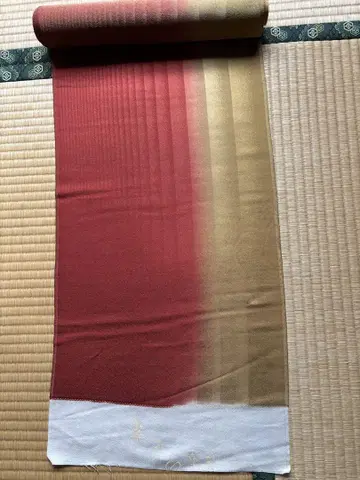 옷감 오비지 순수 실크 미사용