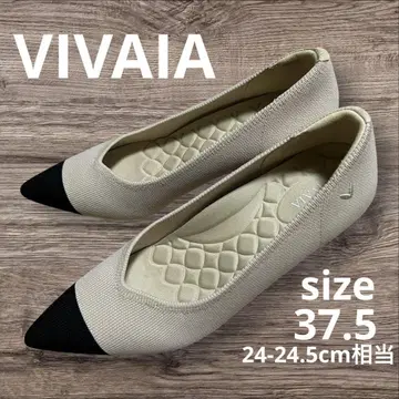 VIVAIA 비바 하이힐 스틸레토 37.5 바이컬러