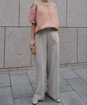 마 팬츠 베이지 36