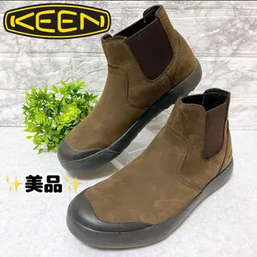 컨디션 최상 KEEN 엘레나 사이드 고어 부츠 워터프루프 25cm