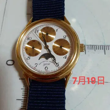 오리엔트 you 여성용 손목시계 문페이즈 새상품 NATO 벨트 작동품