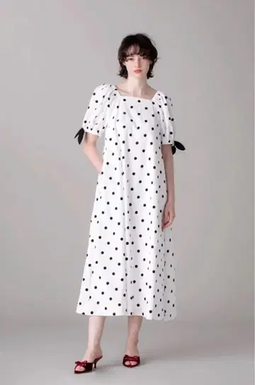 elu. Helen 2way dress -dot- 프리 사이즈