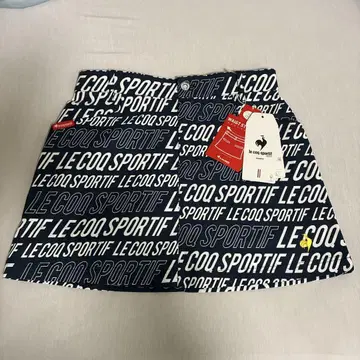 LE COQ SPORTIF 로고 프린트 스커트