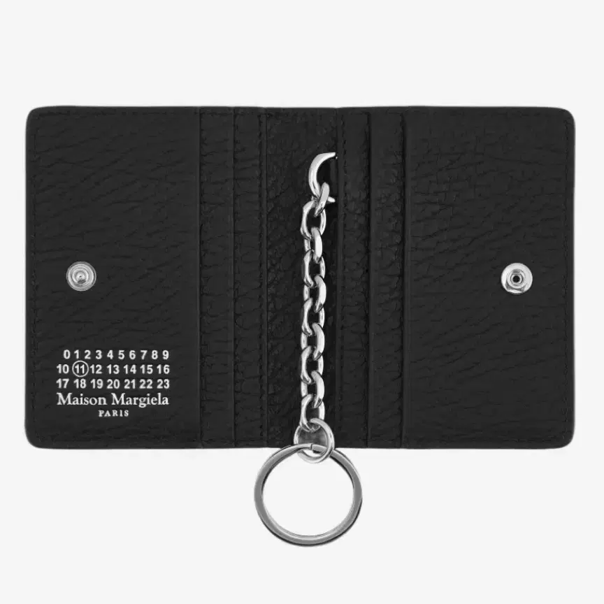 [Maison Margiela] ★大人気★ Keyring Wallet ★関税無 Maison Margiela - WALLET ZIP AROUND WITH KEYRING GRAINY