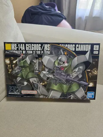 새상품 HGUC 1/144 MS-14A/C 양산형 겔구그/겔구그 캐논