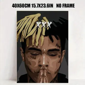 HIPHOP 래퍼 xxx 텐타시온 US 포스터 힙합 XXX