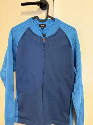 UNIQLO 메쉬 집업 자켓 M 파랑