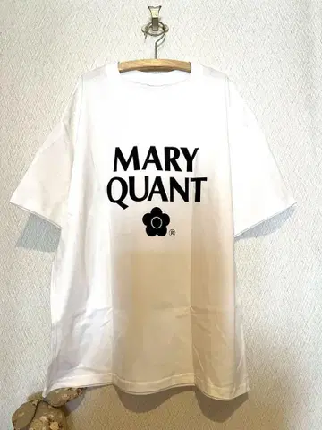 MARYQUANT 티셔츠 로고 x 화이트