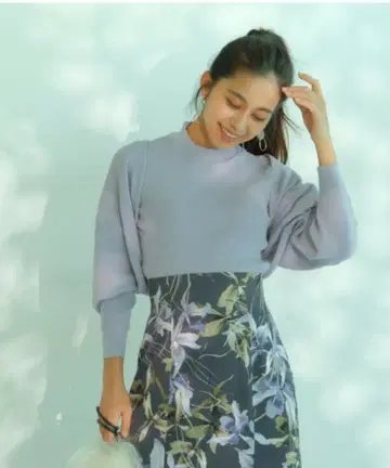 Mystrada 마이스트라다 볼레로 가디건 앙상블 퍼플