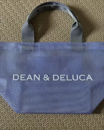 새상품 DEAN & DELUCA 메쉬 토트백 라일락입니다.