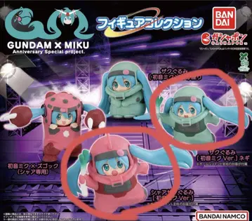 GUNDAM x MIKU 하츠네 미쿠 건담 피규어 2종 세트