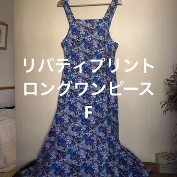 새상품급 SPOON SPOON 리버티 프린트 슬리브리스 원피스 F