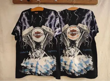 Harley-Davidson 엔진 디자인 티셔츠