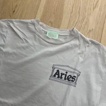 Aries 그레이 T셔츠