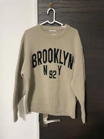 BAYFLOW 베이지 크루넥 니트 BROOKLYN N92