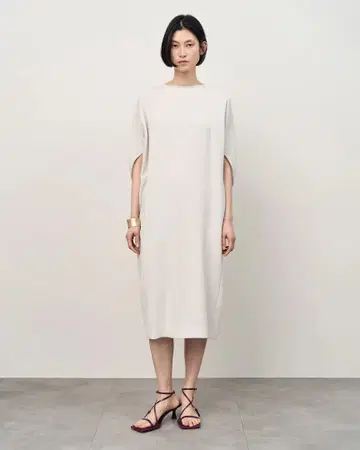 소쥬 SOEJU 라이트 크로스 코쿤 실루엣 원피스 라이트 그레이 M