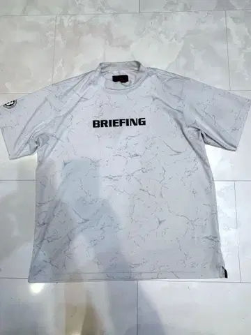 레어 완판 고품질 브리핑 briefing 반팔 모크넥 L