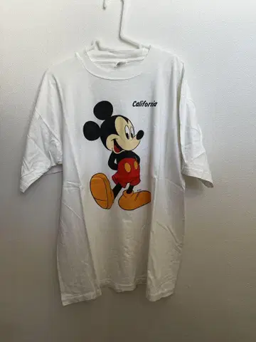미키마우스 California T셔츠 빈티지 90s