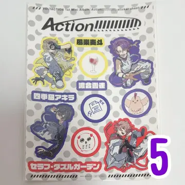 VOLTACTION 1st 앨범 CD Action 특전 스티커