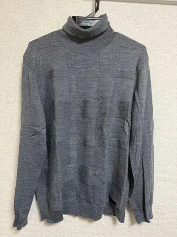 BLACK LABEL CRESTBRIDGE 그레이 터틀넥 스웨터 M