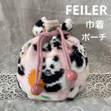 러브라리 바이 페일러 데굴데굴 팬더 복조리 파우치 소품함 핑크 귀여움