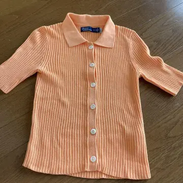 Polo by Ralph Lauren 반팔 니트 XS 오렌지