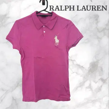 Ralph Lauren 핑크 피케 셔츠 M 사이즈 반팔
