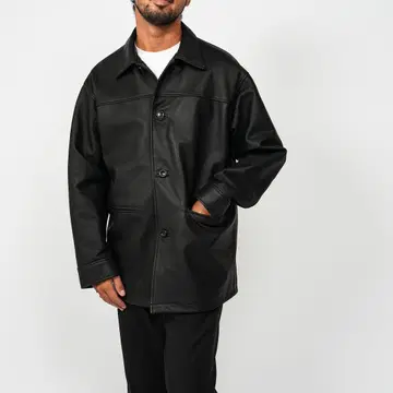 OVY Waterproof Calf Leather Car Coat