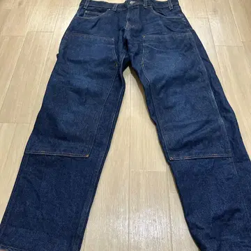 PRSN BLU 다크 블루 워크 팬츠