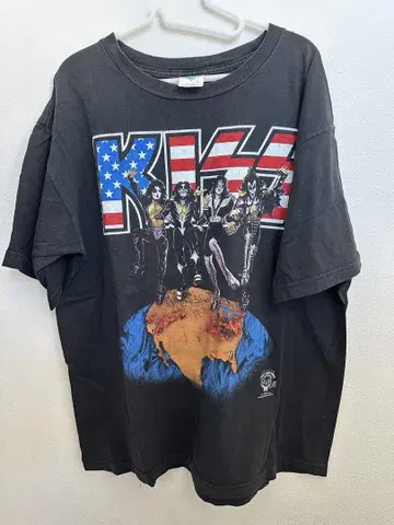 KISS 1996년 투어 빈티지 티셔츠